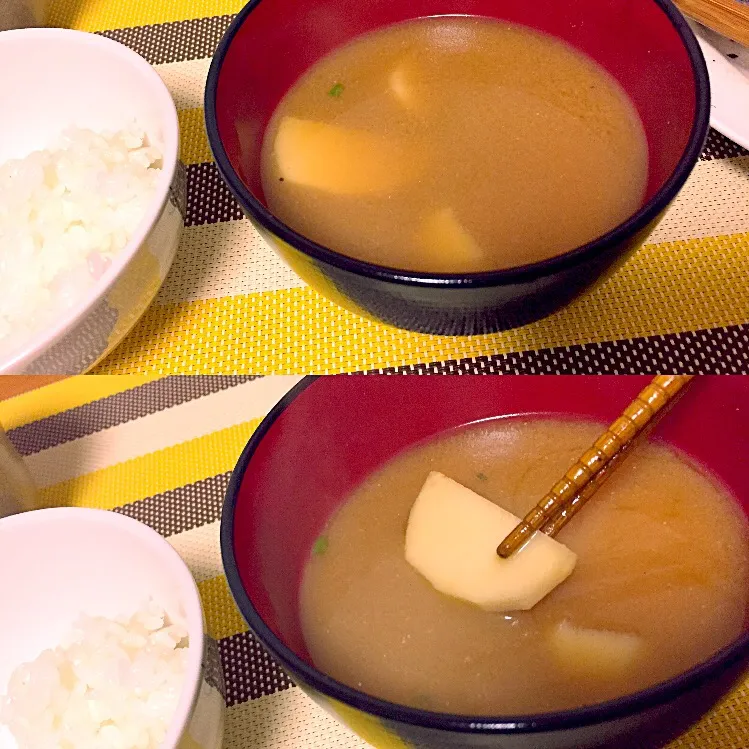 里芋のお味噌汁|エンスーさん