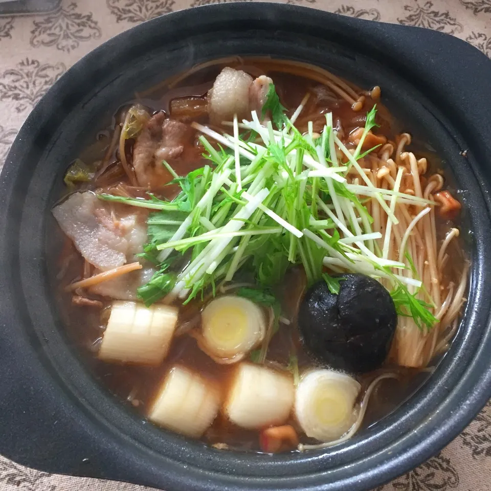 すき焼きうどん|カウンター嬢さん