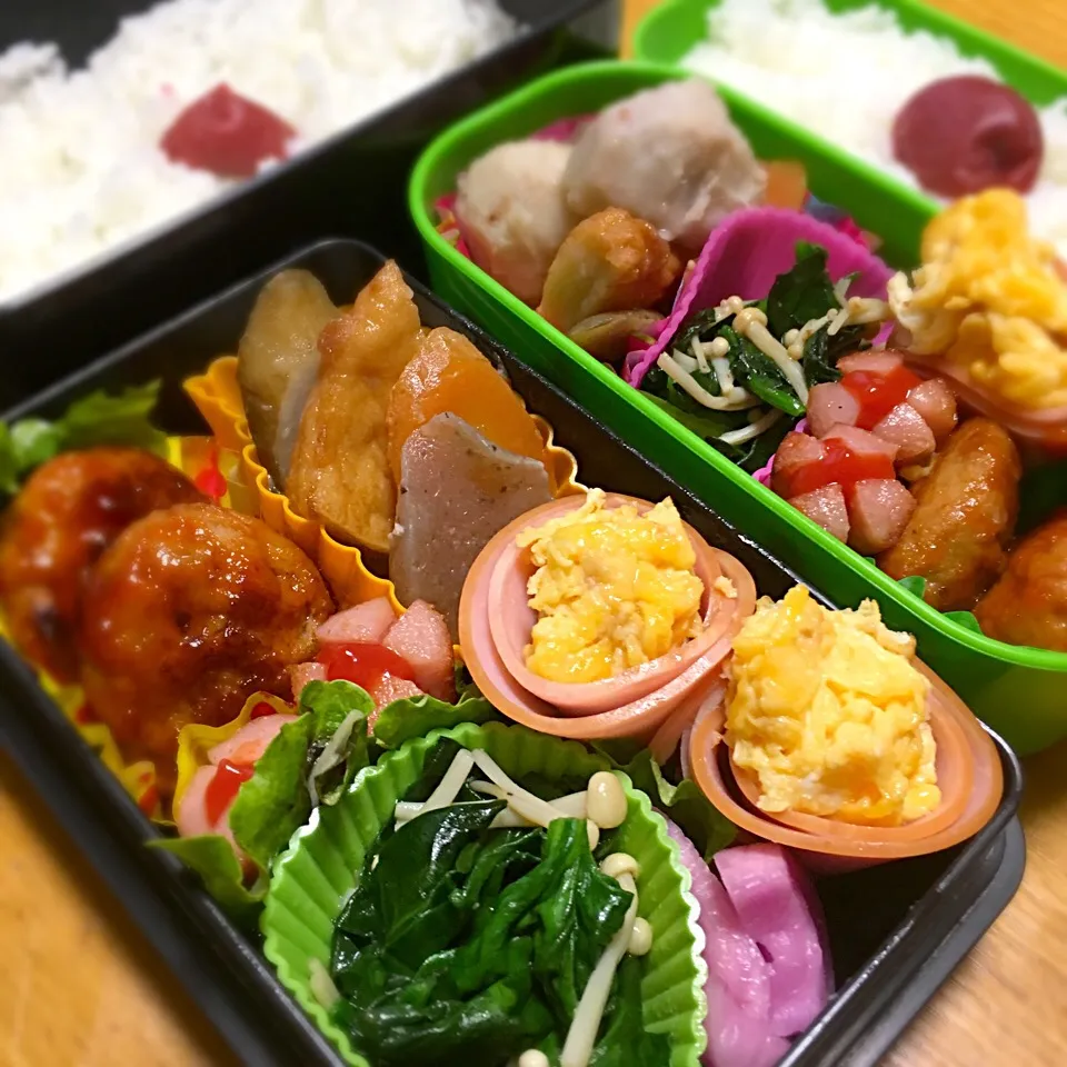 Snapdishの料理写真:今日のお弁当🍱2017.3.1
#お弁当 
パパ弁💕My弁|mayuさん