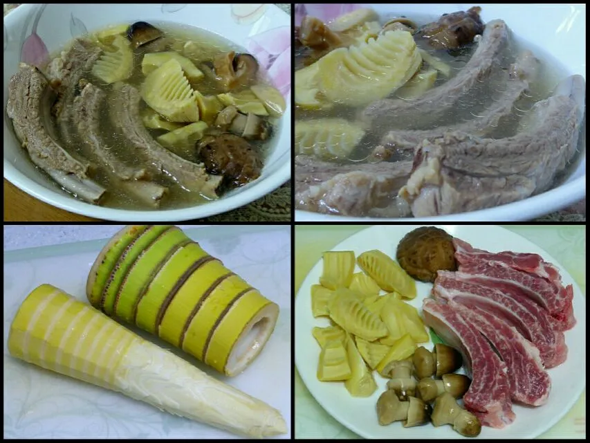 bamboo shoot and spare ribs soup|steven z.y.さん