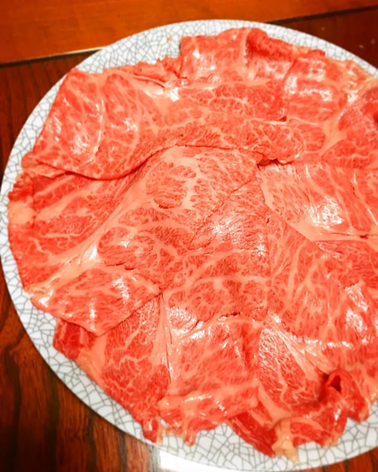 牛しゃぶ🐮  増田屋のお父さんの気合の入った美し過ぎ美味し過ぎのお肉😍|kctreeさん