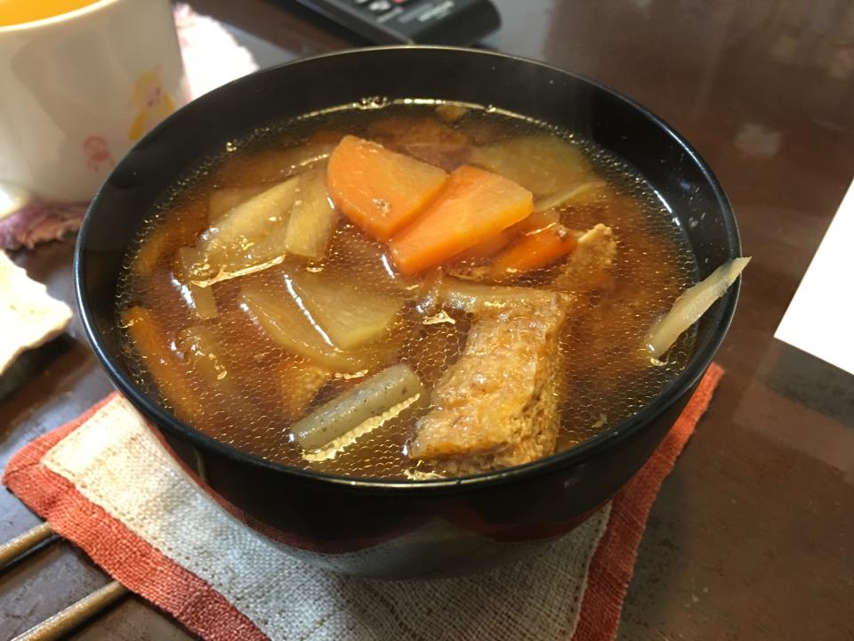 寒い日はあったかけんちん汁