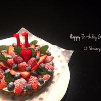 ベリータルト 三男坊のBirthday cake