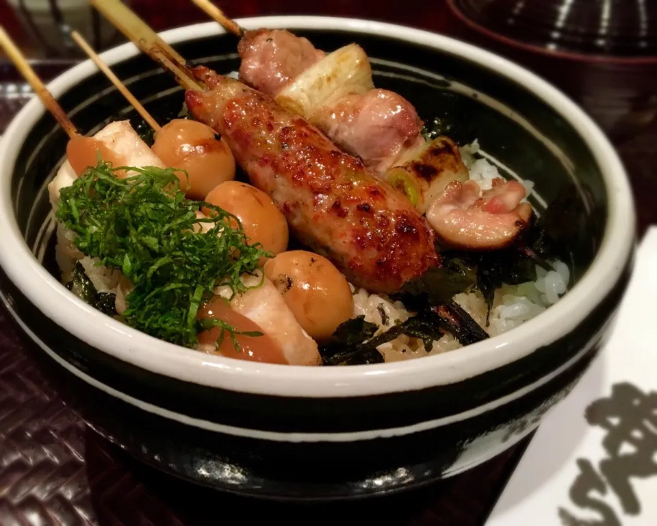 昼ごはん  焼きとり丼|ぽんたさん