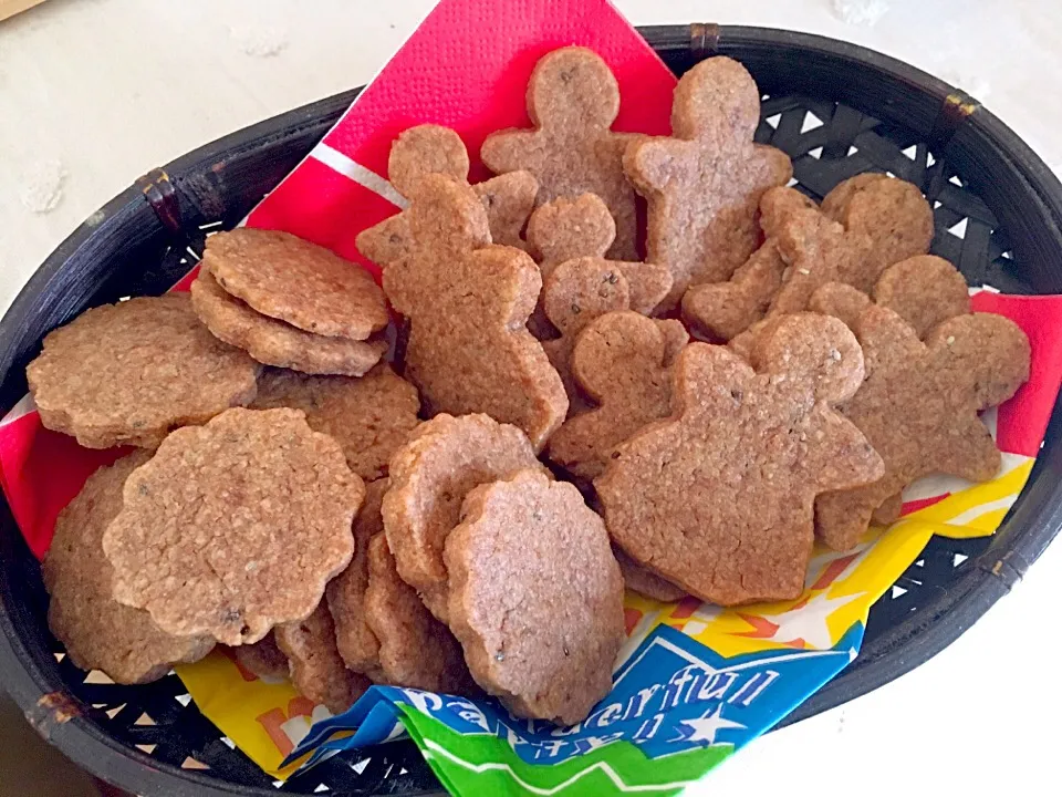 Snapdishの料理写真:はやちんちゃんの料理🍪ミルクココアクッキー|かわちさん