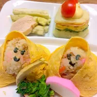 Snapdishの料理写真:雛祭りプレート|aripaさん