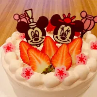 Snapdishの料理写真:ひな祭りショートケーキ|yoshieさん