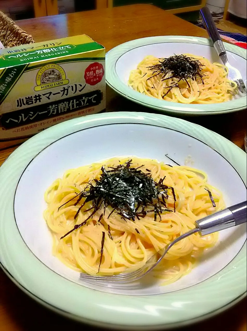 Snapdishの料理写真:小岩井マーガリン当たりました！
早速タラコパスタで、活用♪|ちはるさん