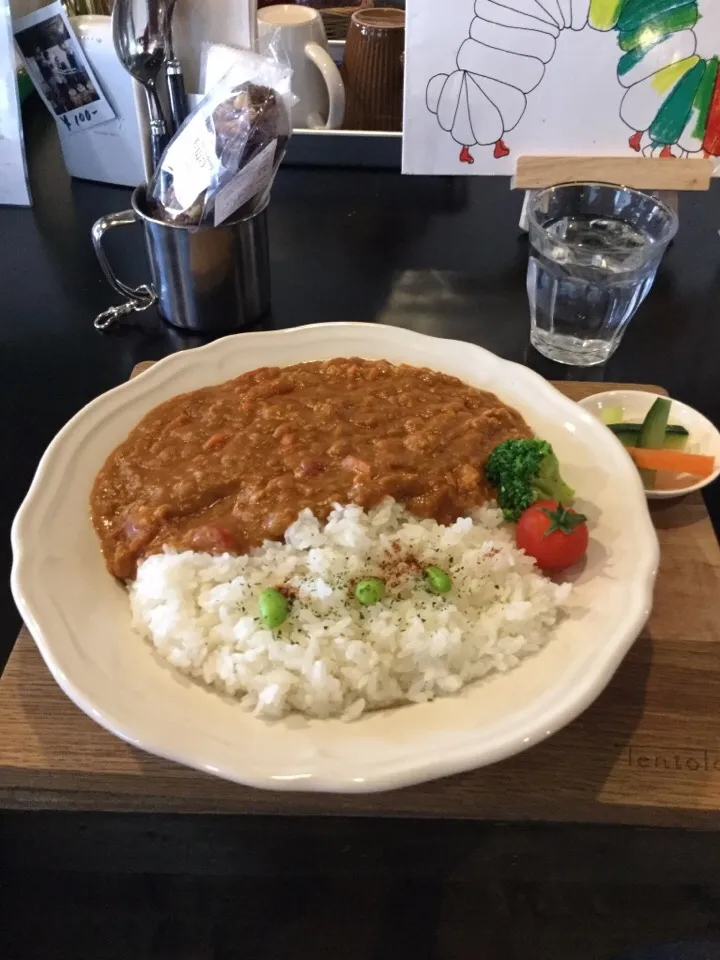 札幌市中央区南8条カフェバーてんとてんのココナッツトマトカレー美味しいです(￣∇￣)|柳津栄邦さん