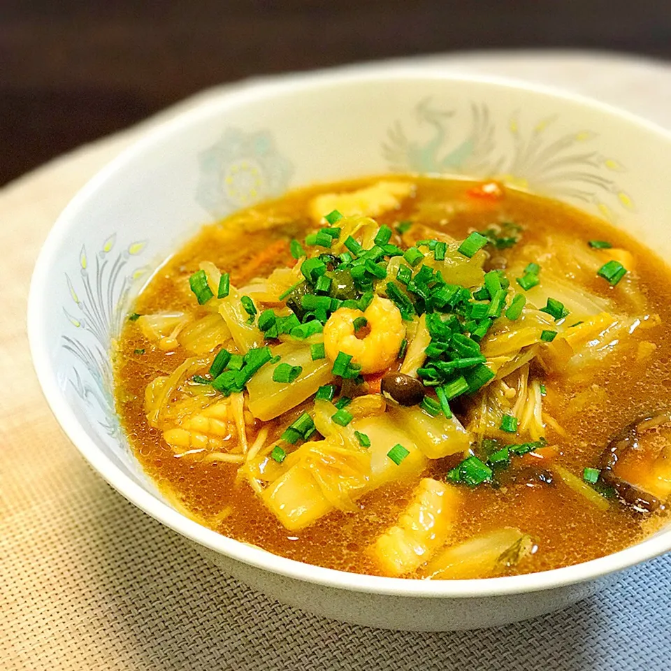 野菜あんかけ醤油ラーメン|恭子さん