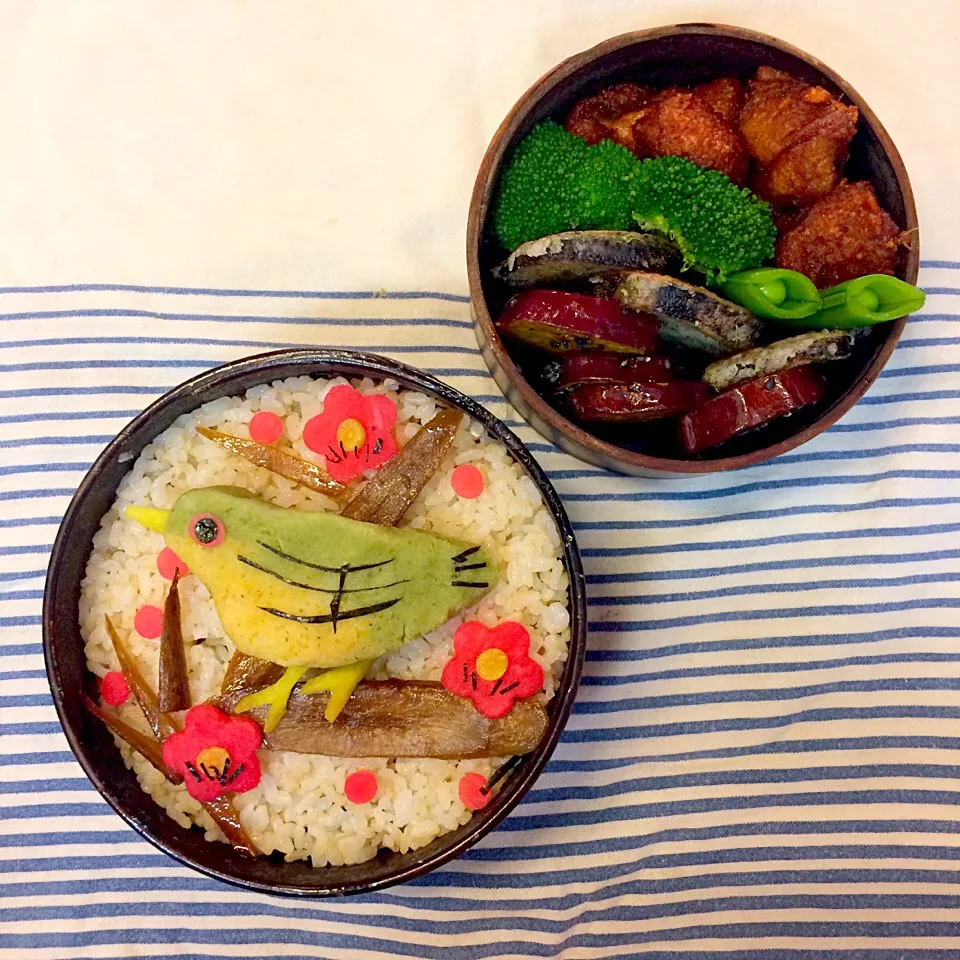 Snapdishの料理写真:vegan弁当
梅とうぐいす|makiko_aさん