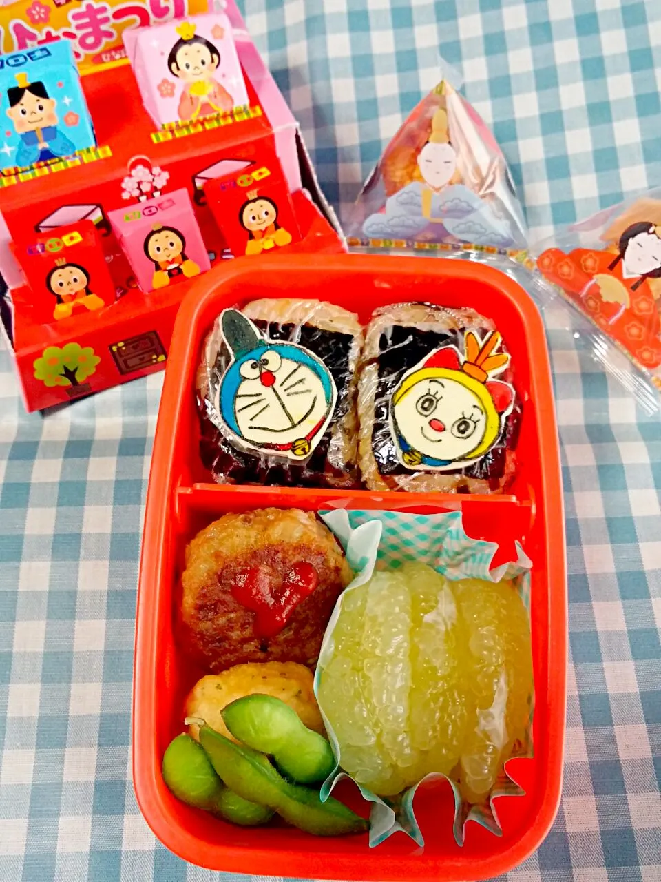 ひな祭りだよドラえもん🎎弁当🎵|どんよりーなさん