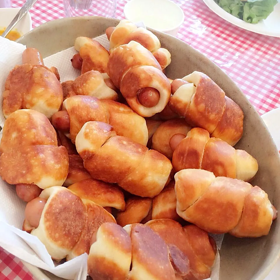 ソーセージロールパン🍞|なおこさん