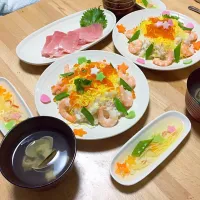 Snapdishの料理写真:ひな祭りメニュー|サリーさん