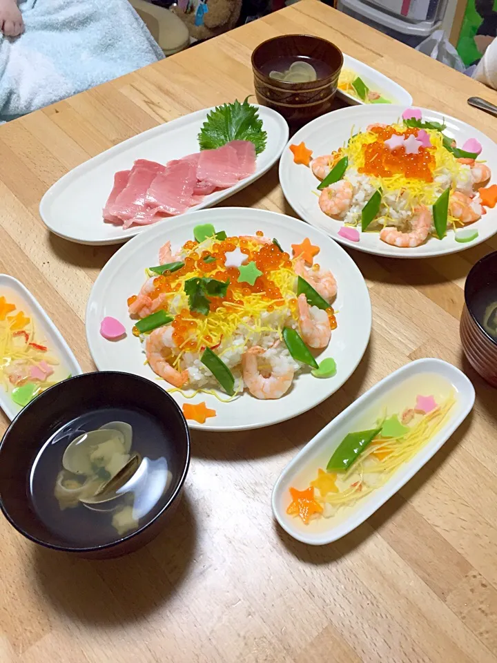 Snapdishの料理写真:ひな祭りメニュー|サリーさん