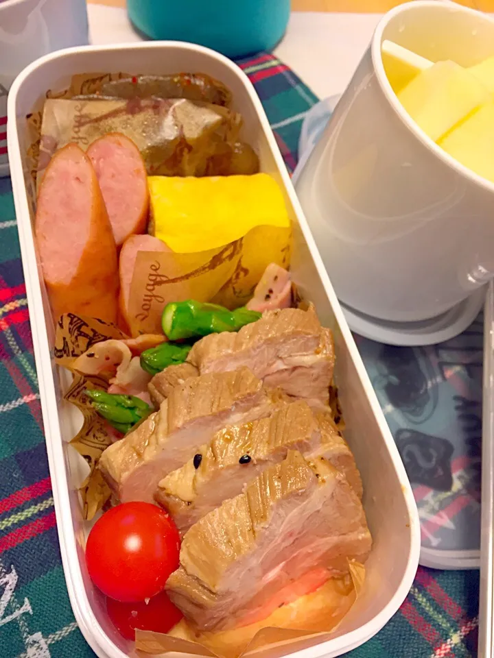 女子高生用 焼豚弁当|riorieさん