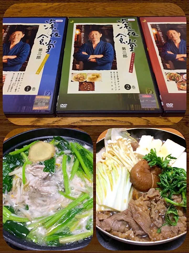 Snapdishの料理写真:2月から3月へ…鍋♨️&深夜食堂📀✨|風流料理人さん