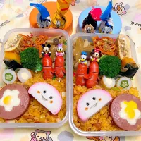 Snapdishの料理写真:2017年3月4日 クッキングおやぢ＆娘弁当♪|クッキングおやぢの娘さん