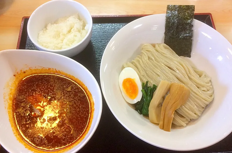 ガチさんで、つけ麺赤辛焦がしラー油♡|いく❤️さん