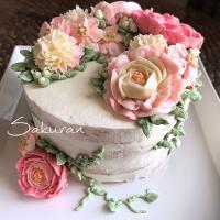 雛まつり❤︎お花の春ケーキ