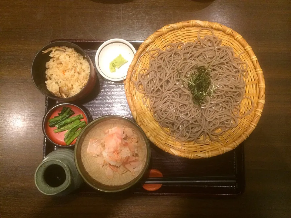 おろしざるそば定食|ばーさんさん