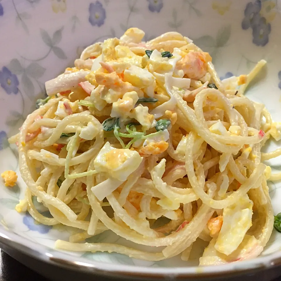 連チャン投稿ゴメンよォ〜😆
こってり料理の箸休めに、スパサラダ😋😋😋|いしくん。（たまご王子🥚🐣🐥🐔）さん