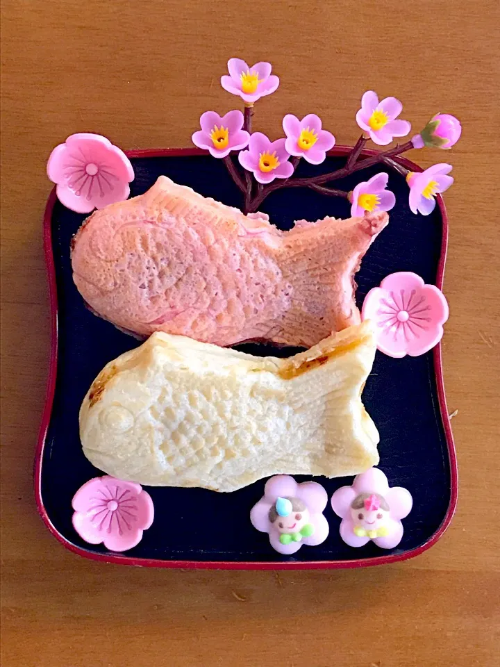 紅白たい焼き 白玉粉とお豆腐でもっちり〜|Miki (^_−)−☆さん