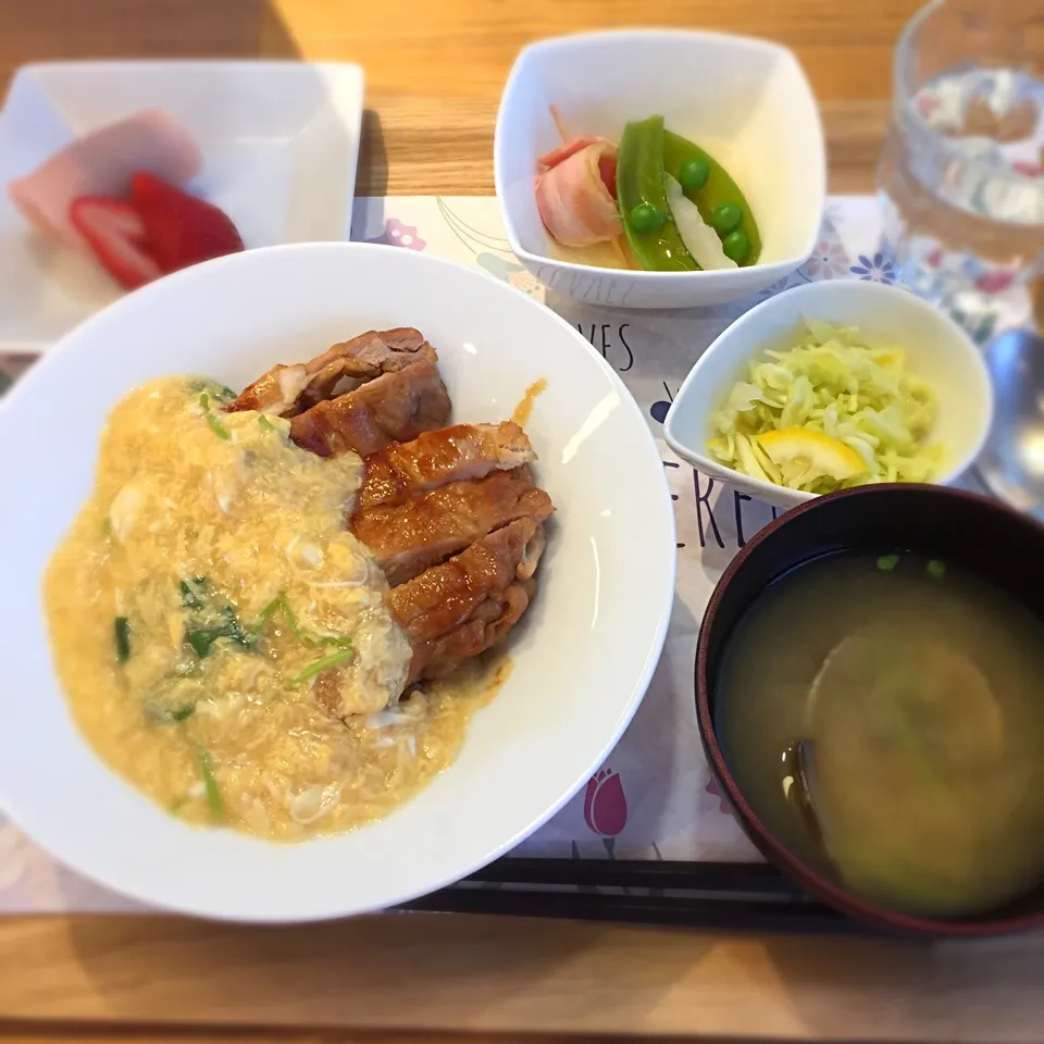 かき玉照り焼き親子丼|さつまいももんさん