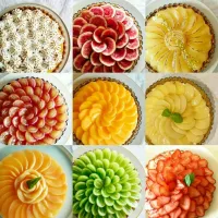 Snapdishの料理写真:フルーツタルトいろいろ


#cake #Fruits #Gâteau / Tarte #tart #ケーキ #フルーツ #タルト