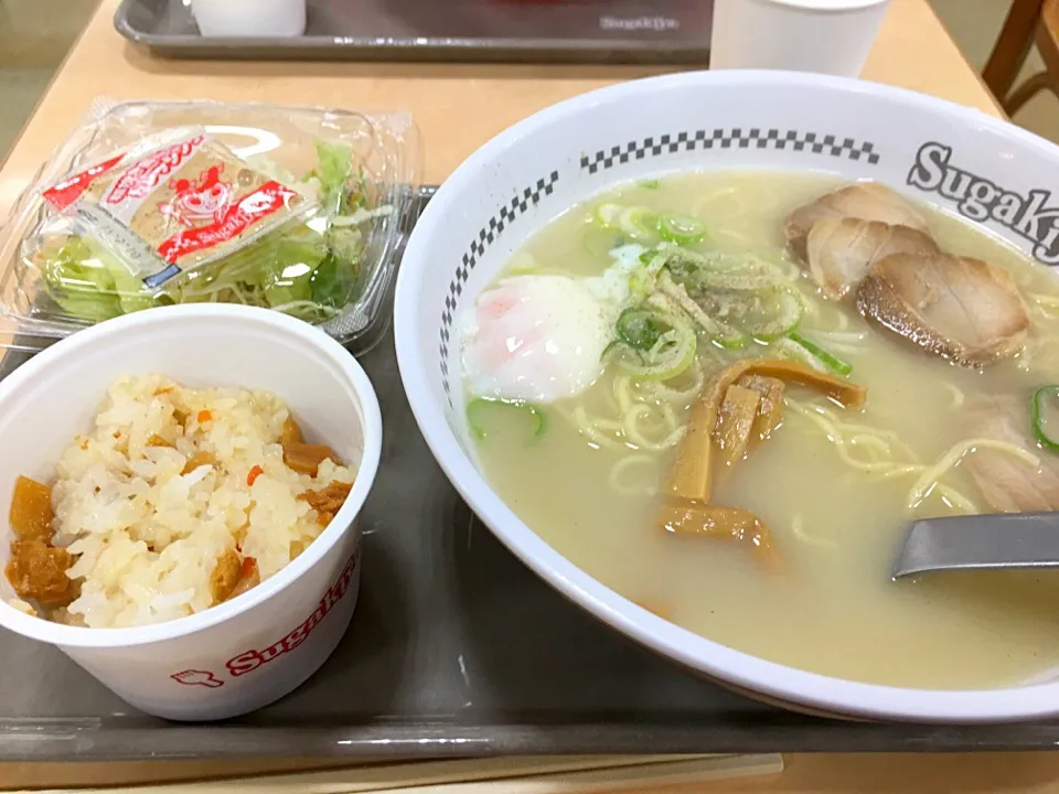 特製ラーメンサラダセット|Agaricusさん