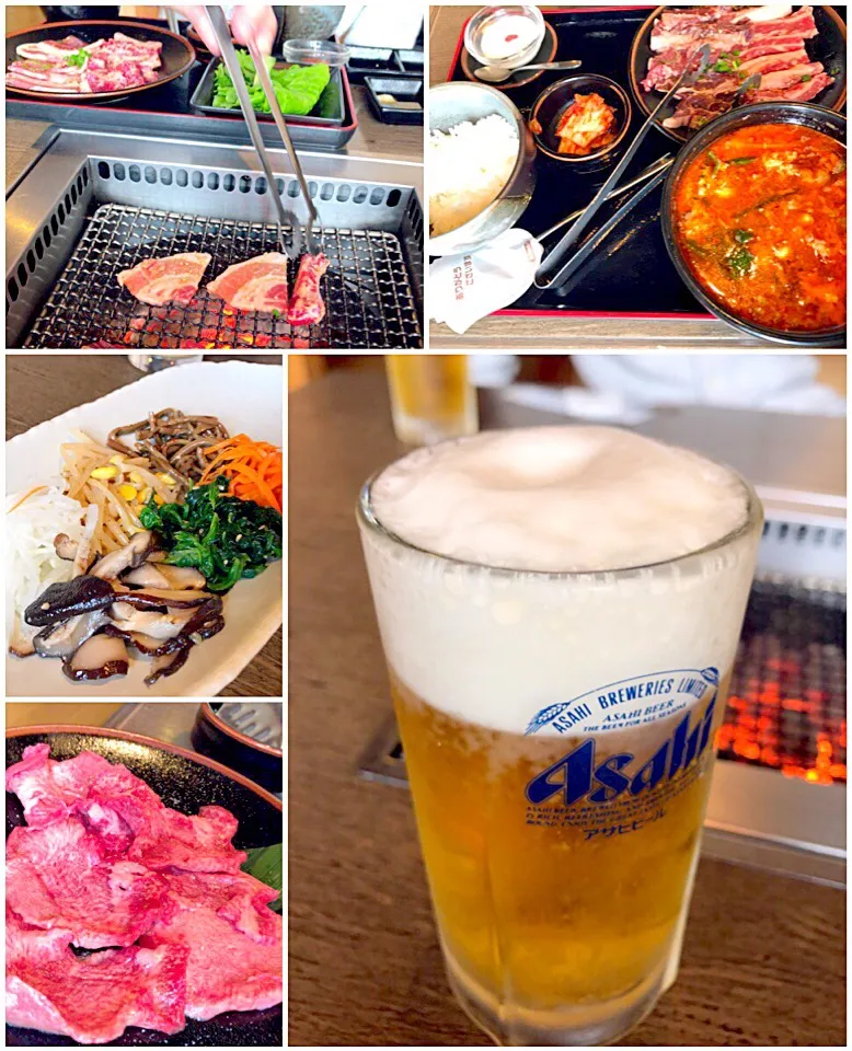 Snapdishの料理写真:七輪で焼肉ランチ🔥|🌈Ami🍻さん