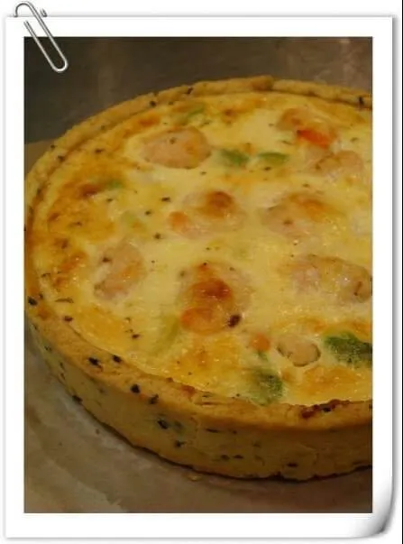 Sunday Teatime...
Avocado Shrimp n Cheese Tart
 # avocado
 #Seafood 
 #Gâteau / Tarte|Lee Astorさん