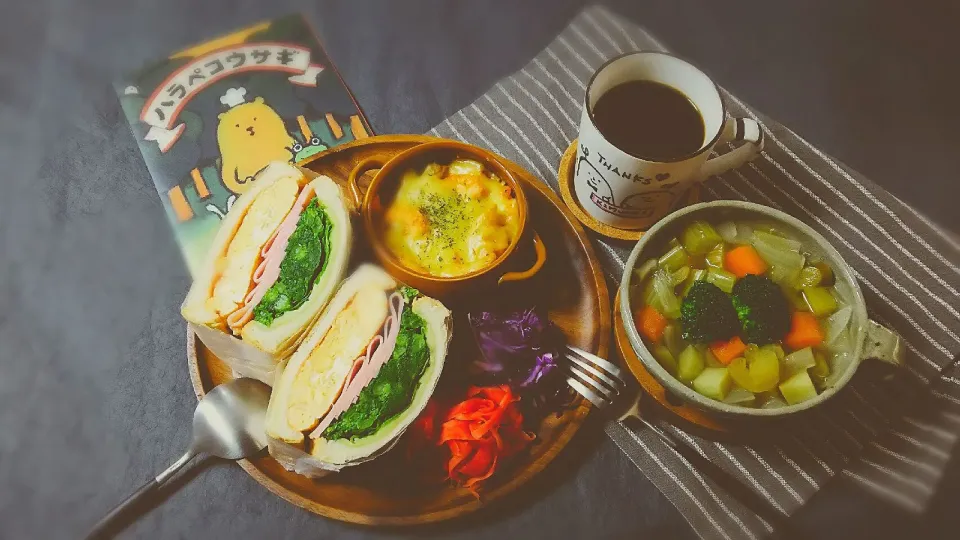 Snapdishの料理写真:朝ごパン🍞|キム姉さん