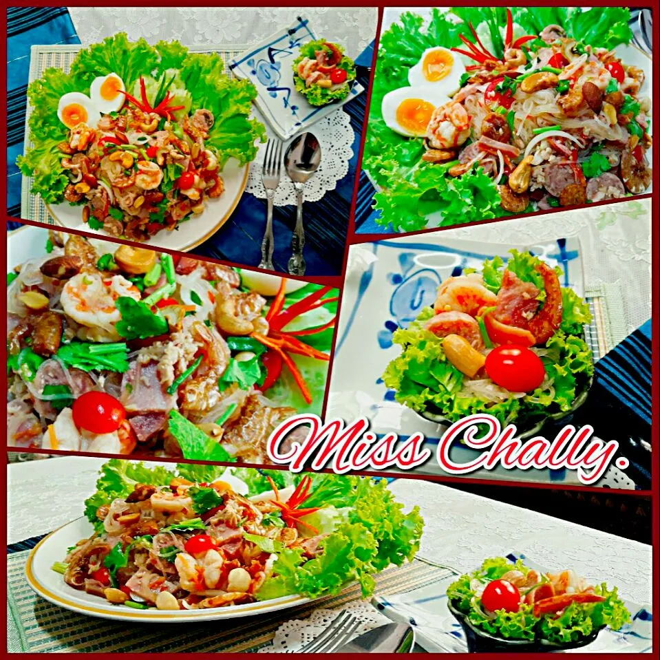 Lemon & Spicy glass noodle salad|challyさん