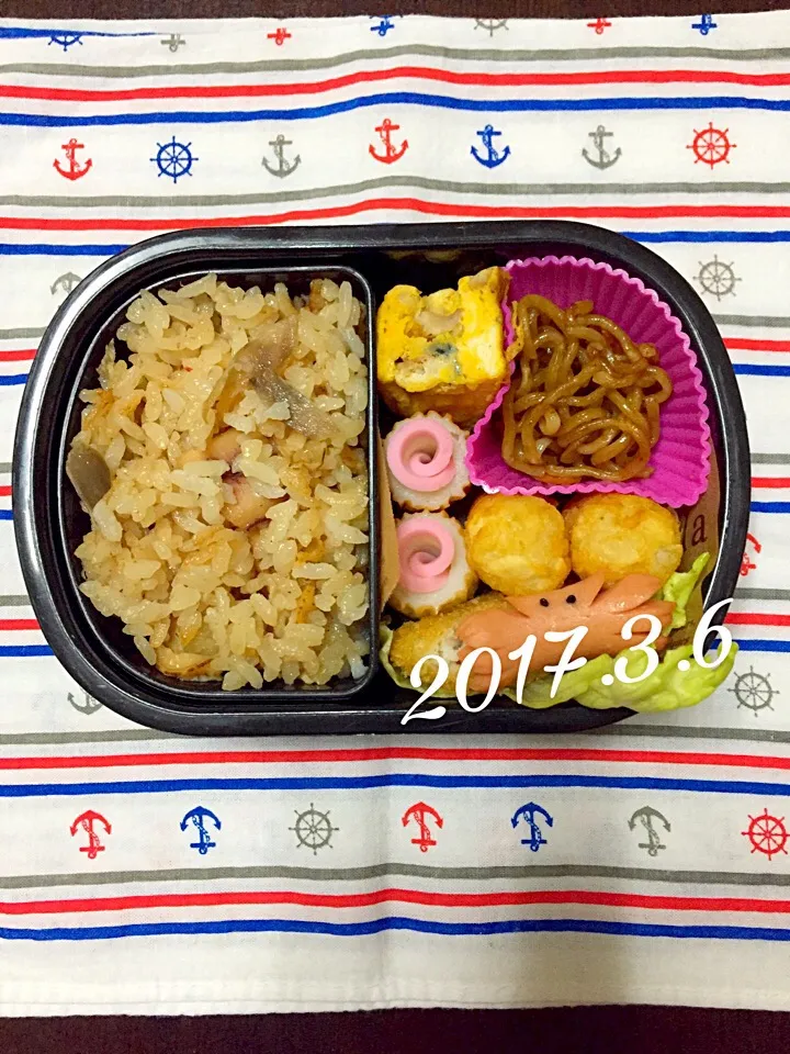 炊き込みご飯弁当♡|カイサナママさん