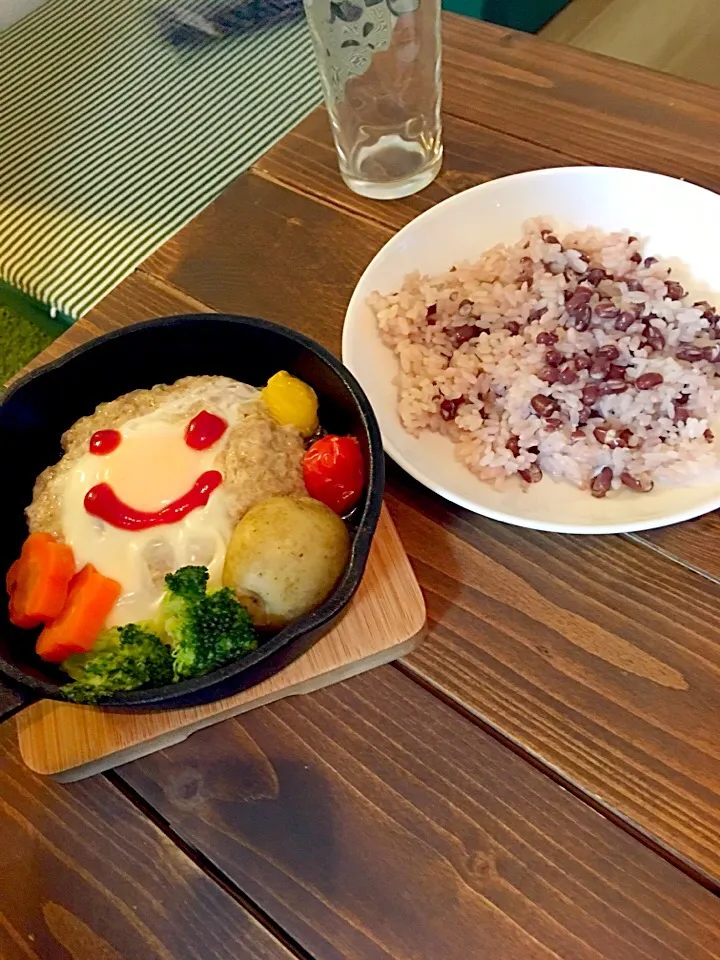 スキレットで豆腐ハンバーグ❤|ともさん