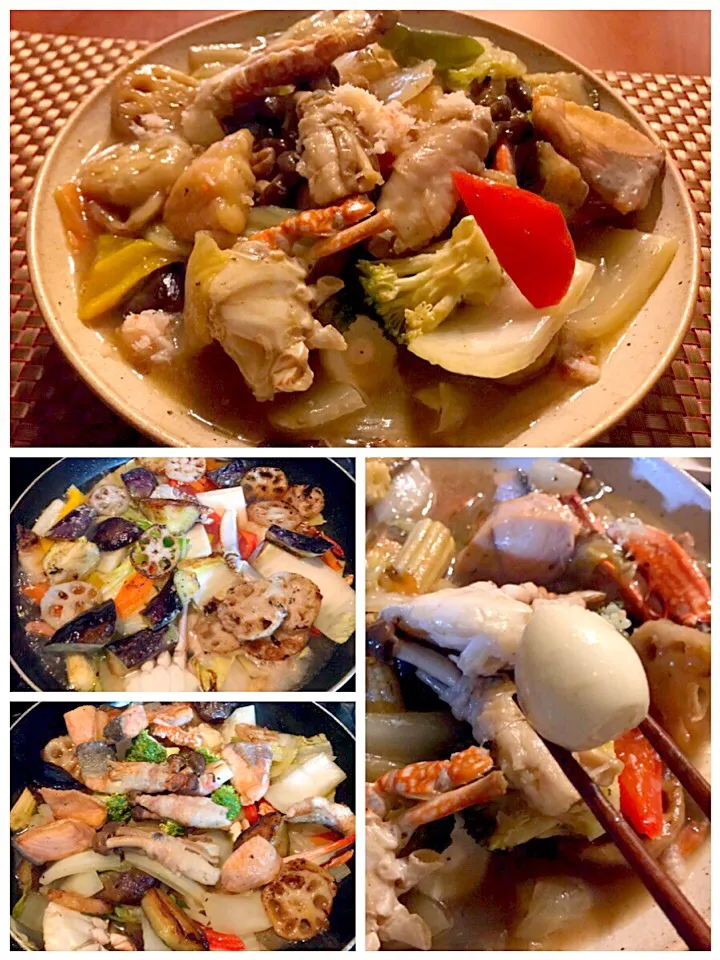 海鮮什錦♨Chop-suey(Braised mixed vegetables/Buddhist Delight) 🇨🇳八宝菜|🌈Ami🍻さん