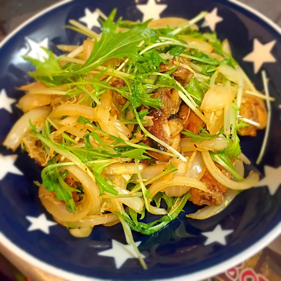 焼き鳥MIXで野菜炒め|ぽちさん