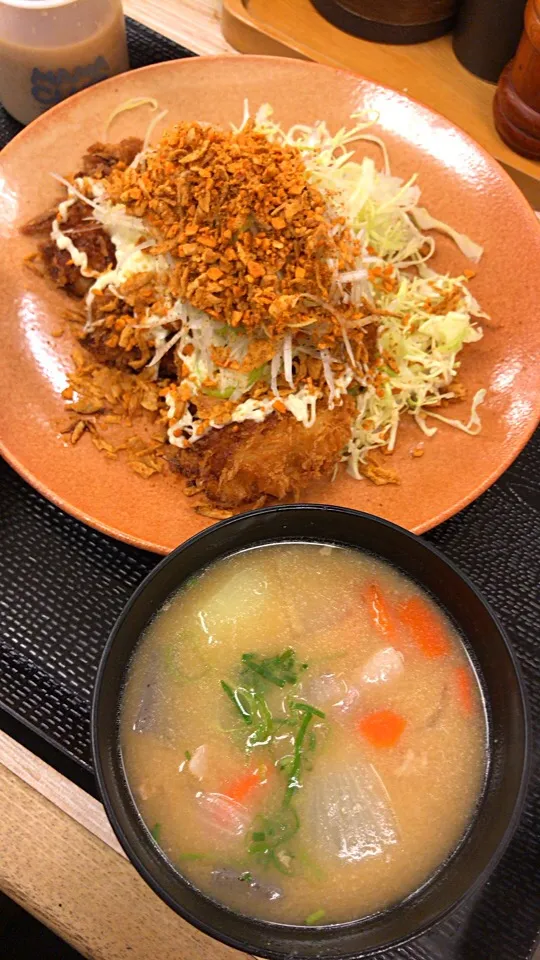 チキンカツ定食|るみおんさん