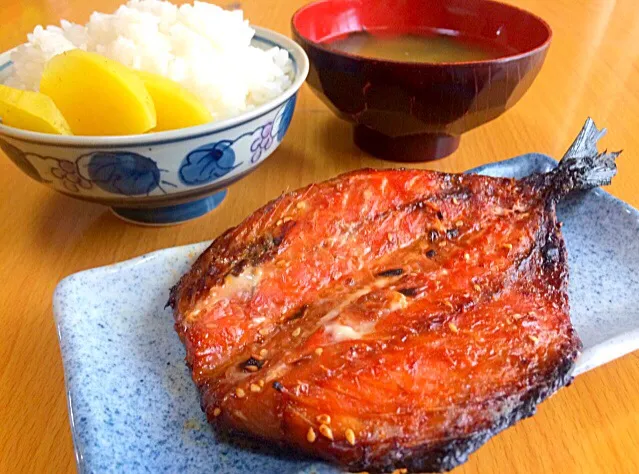 スーパー質素めし サバみりん干し朝食|ガク魁‼︎男飯さん