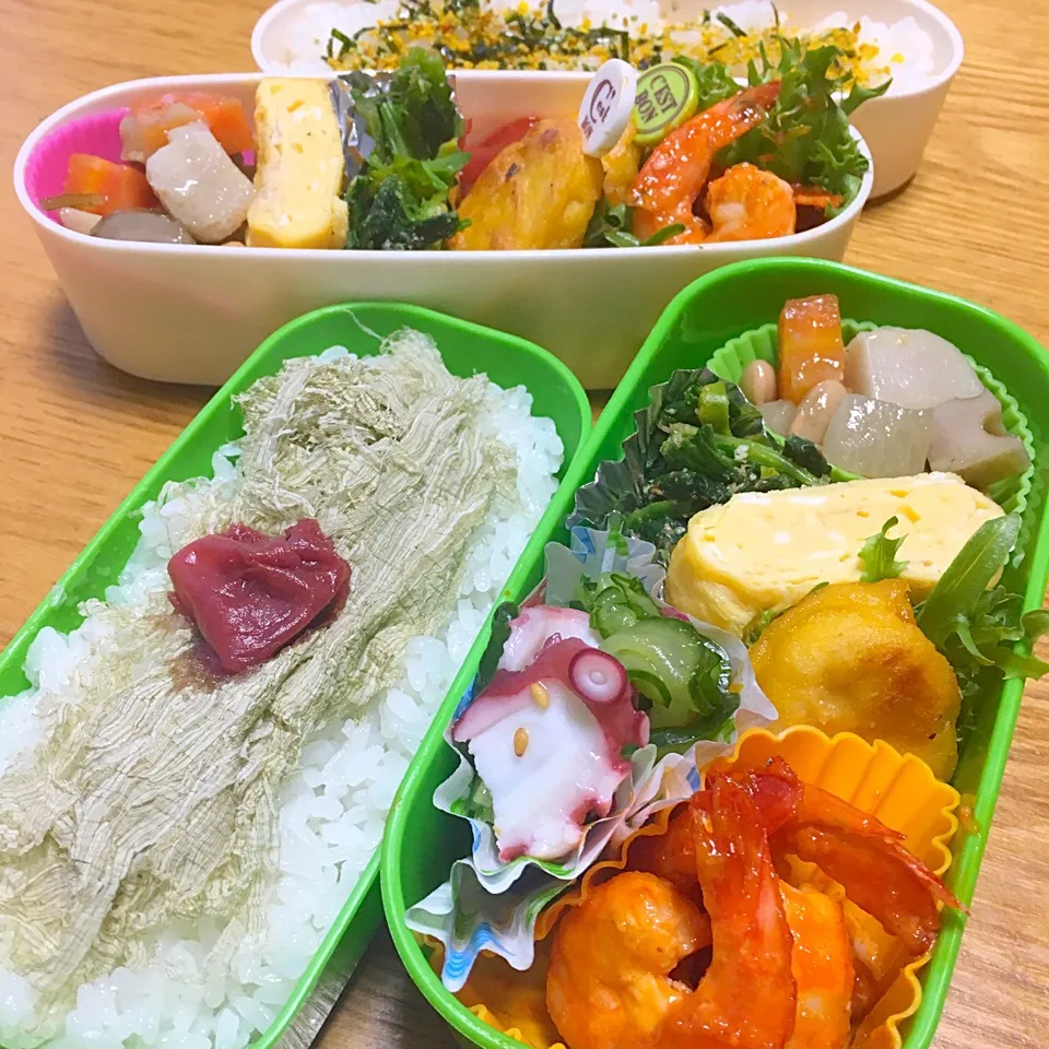 今日のお弁当🍱2017.3.8
My弁😊娘弁
#お弁当|mayuさん