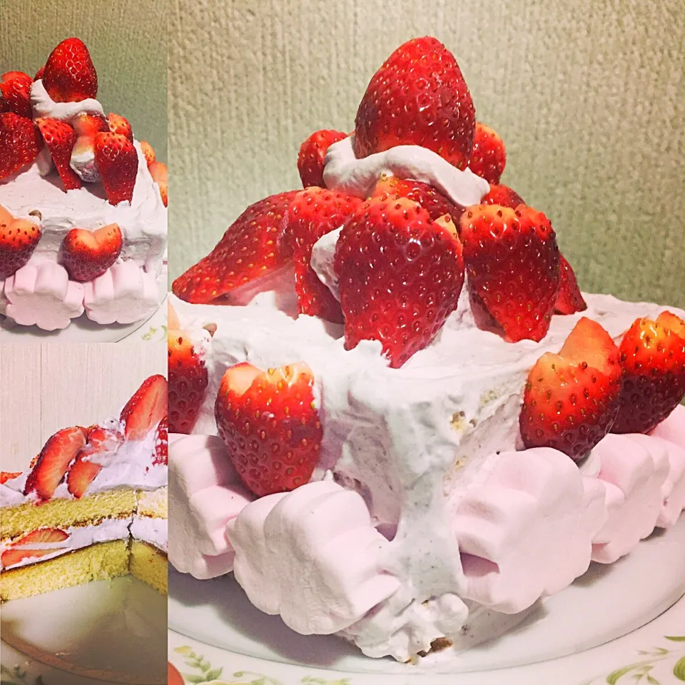 #苺 #ひなまつり #cake|Rogerinaさん