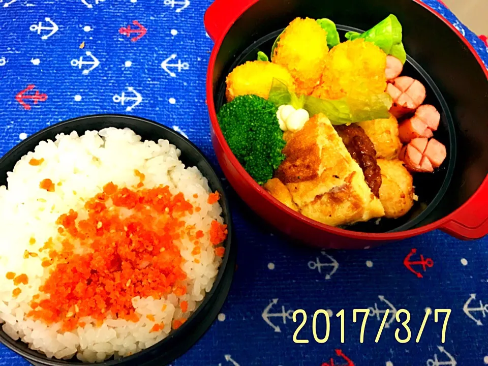 Snapdishの料理写真:今日のお弁当◡̈⃝|shijuさん