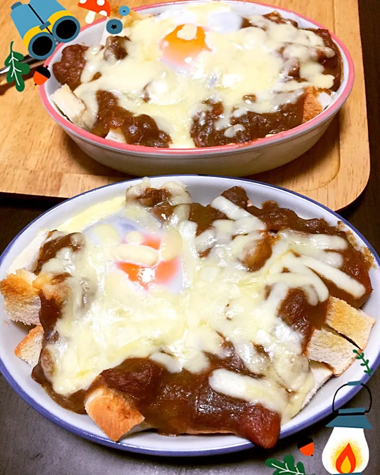 子供達の朝ごはん🍛|えみさん