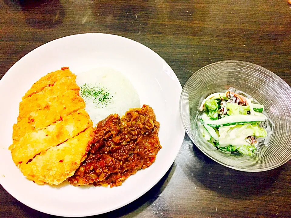 夜ご飯〜(*´꒳`*)
キーマカレー❣️|るみさん