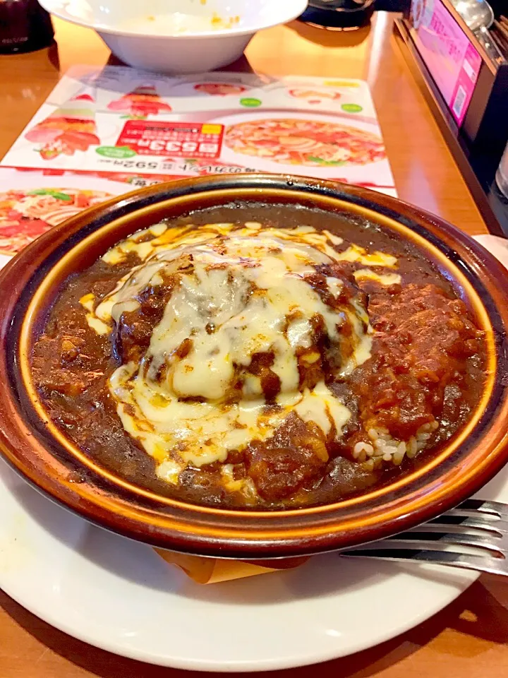 デニーズ リニューアルしたカレーハンバーグドリア|hiroさん