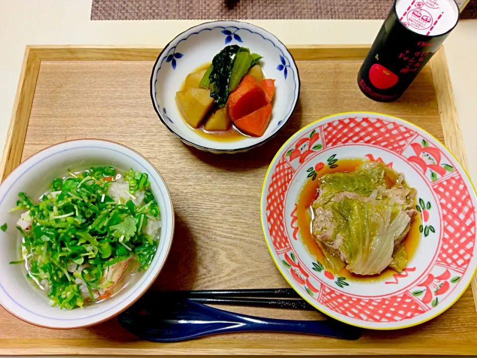 我が家の晩ごはん～あっさりほっくり定食|vege食堂さん