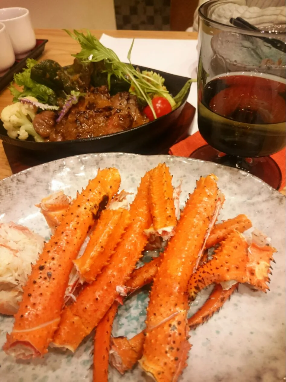 荒崎蟹&葉山牛❗😋👍シャルドネで🍷Ψ(￣∇￣)Ψ|ナムナムさん