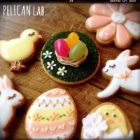 Snapdishの料理写真:#イースター#アイシングクッキー|PELICAN lab.さん