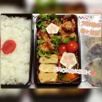 Snapdishの料理写真:一年前の高校入試願掛け弁当🍱|nobさん